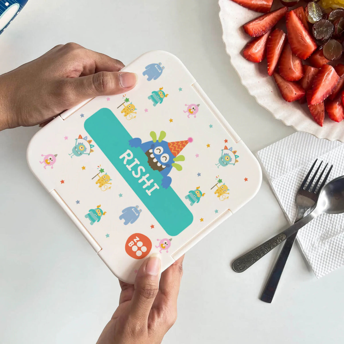 Personalised Monster Party Snack Box for Kids - image 3