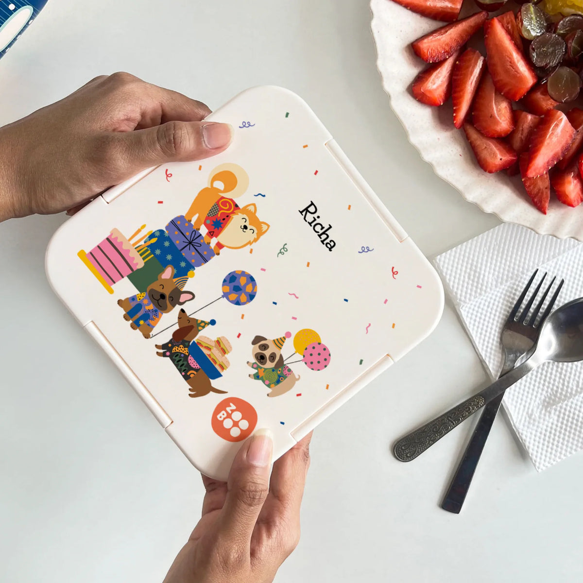 Personalised Paw Party Snack Box for Kids - image 3