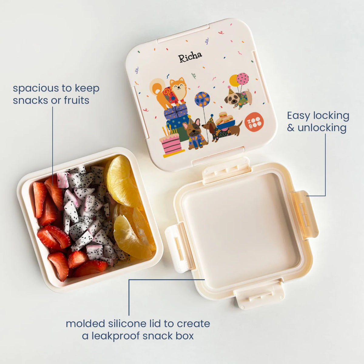 Personalised Paw Party Snack Box for Kids - image 4