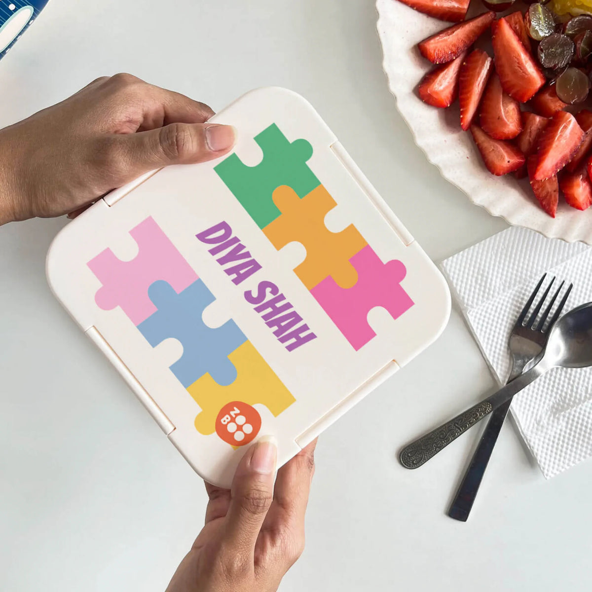 Personalised Puzzle Pop Snack Box for Kids - image 3