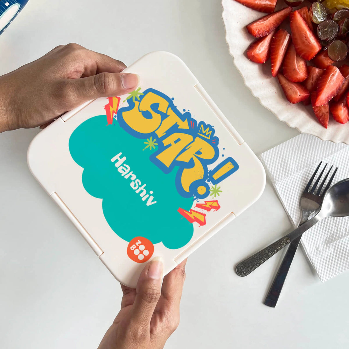 Personalised Rising Stars Snack Box for Kids - image 3