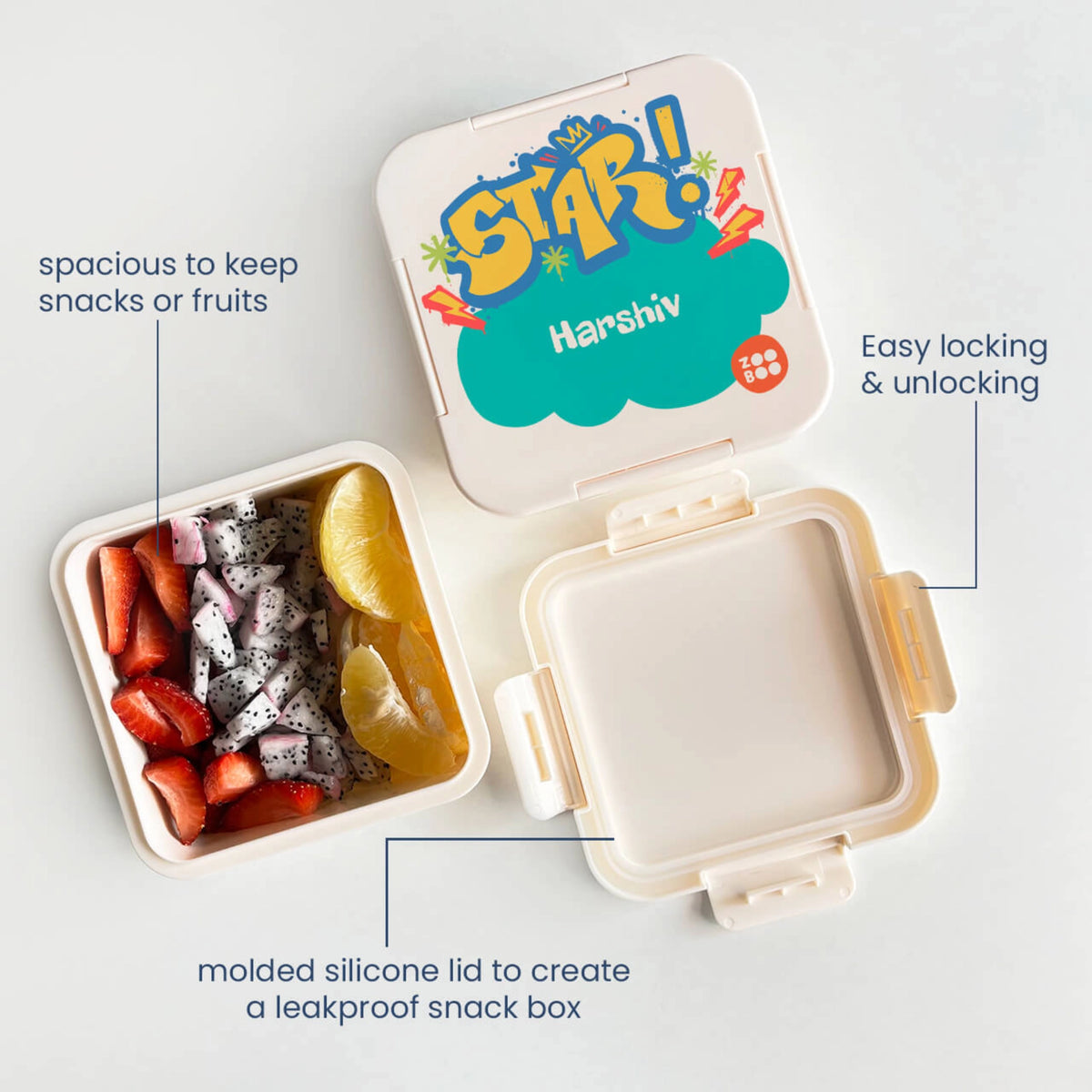 Personalised Rising Stars Snack Box for Kids - image 4