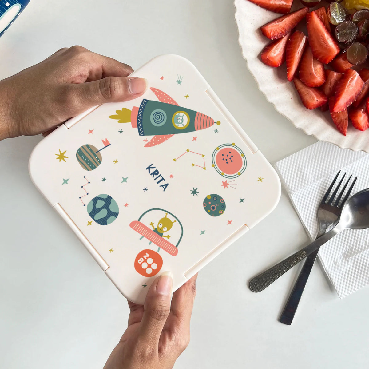 Personalised Space Explorer Snack Box for Kids - image 3