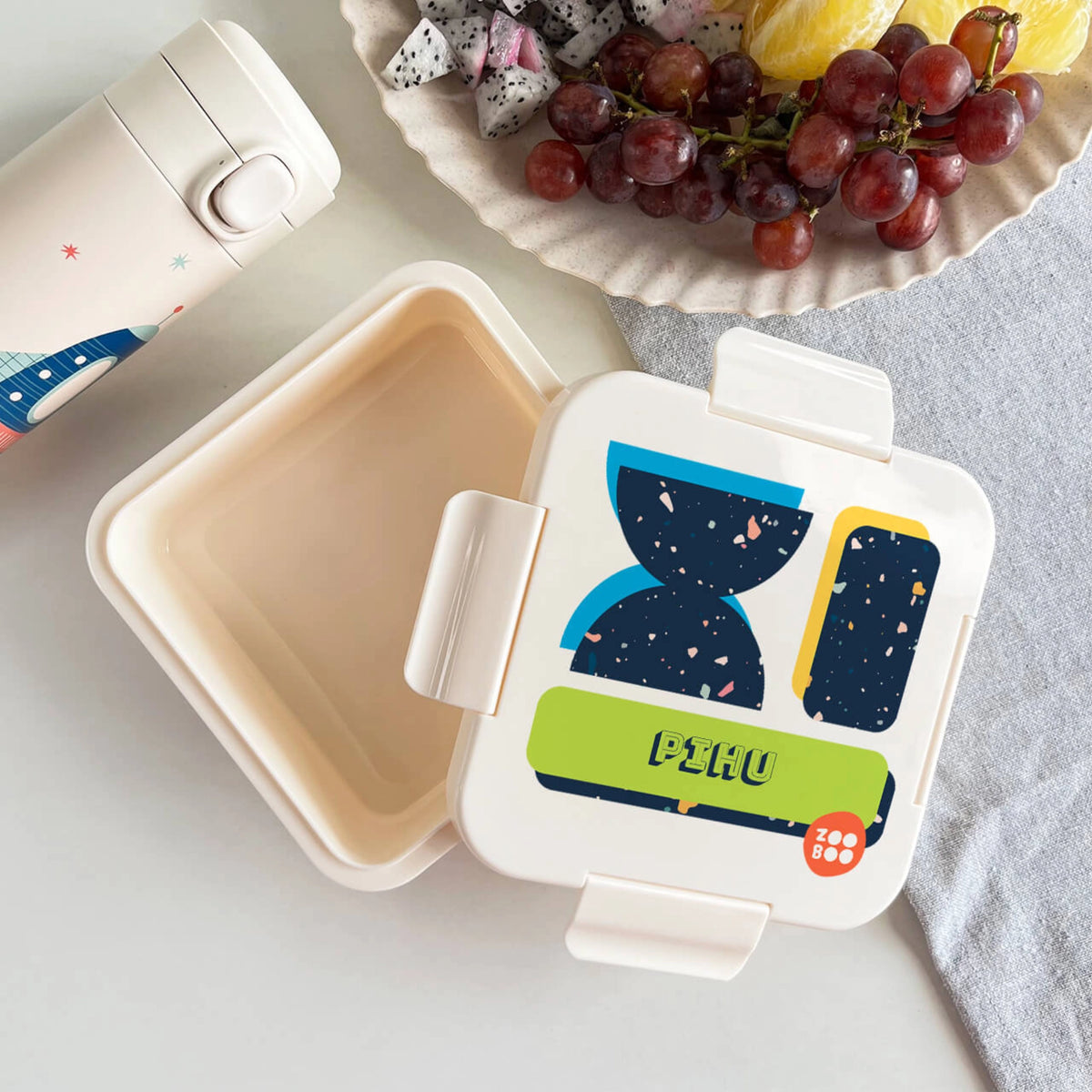 Personalised Terrazzo Pop Snack Box for Kids - image 2
