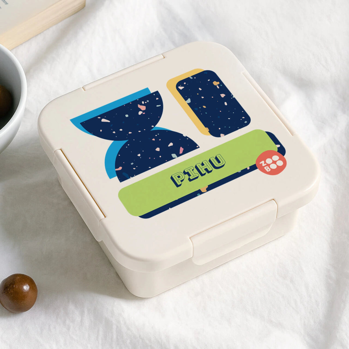 Personalised Terrazzo Pop Snack Box for Kids - image 5