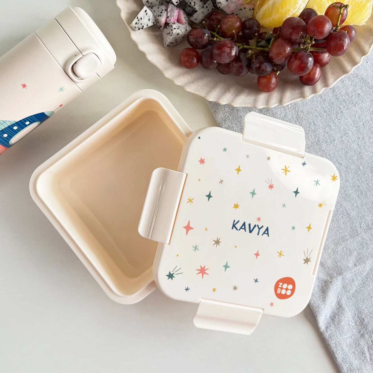 Personalised Twinkling Stars Snack Box for Kids - image 2