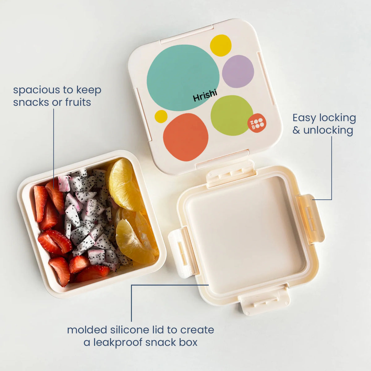 Personalised Zooboo Kids Snack Box for Kids - image 4