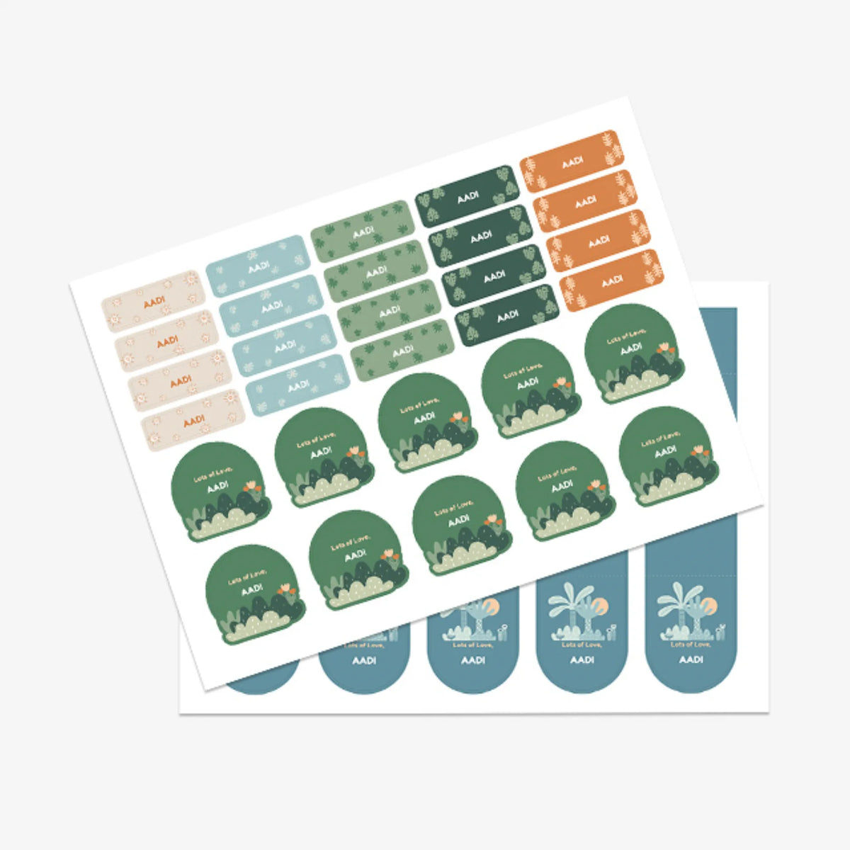 Personalised Nature & I Name Stickers for Kids (Set of 40) - image 3